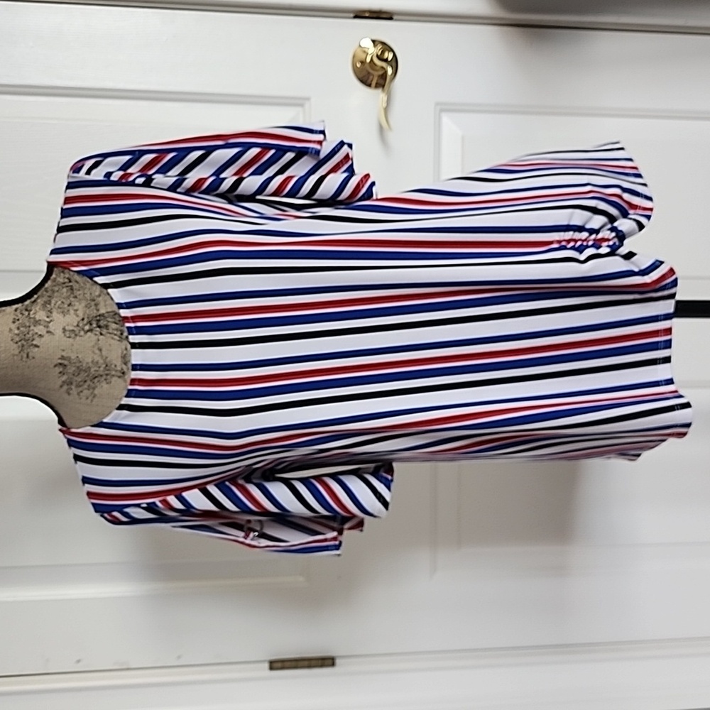 Red, White & Blue Blouse
